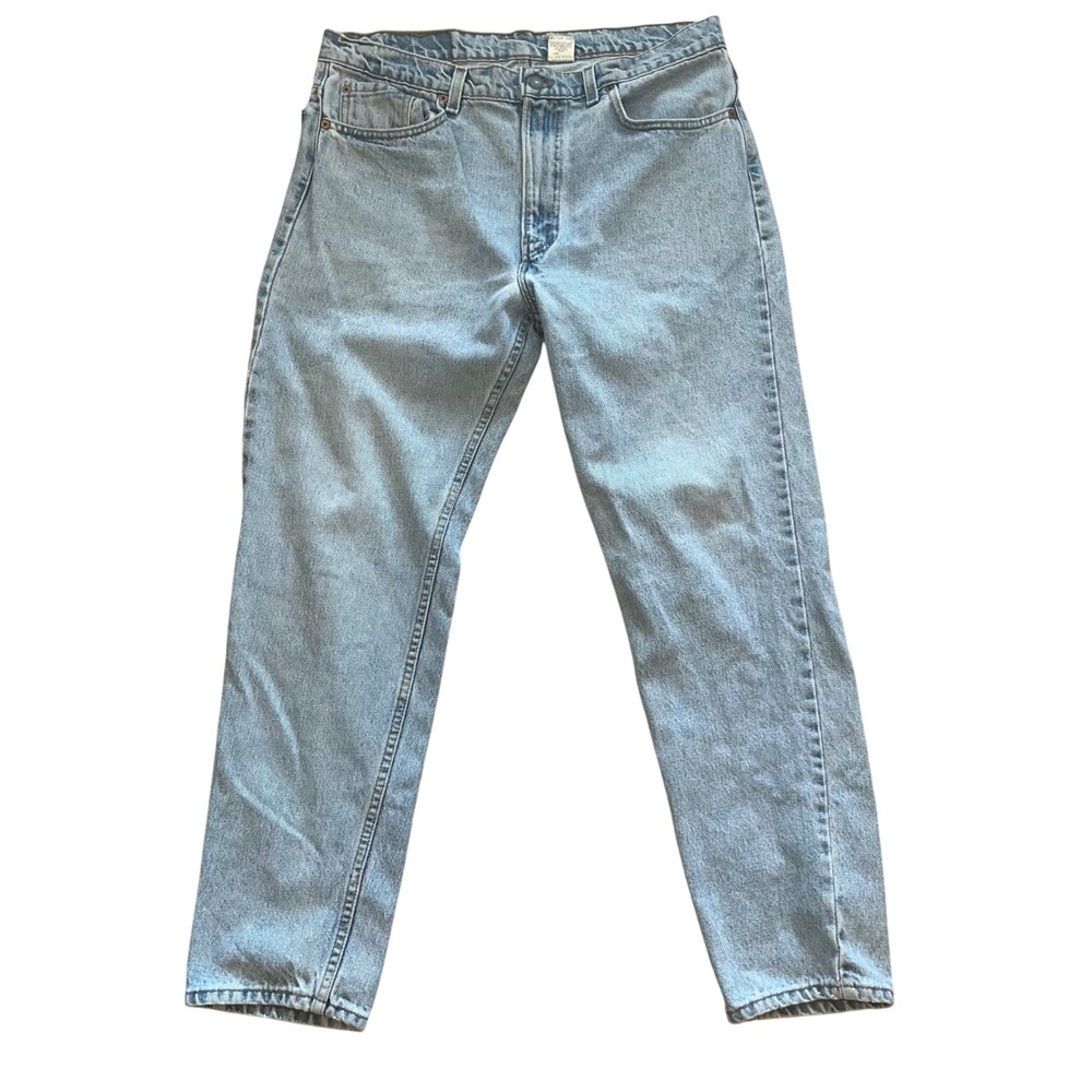 Vintage Levis 512 Slim Fit Tapered Leg Jeans Light Wash 38x30 Made in‎ USA 1996